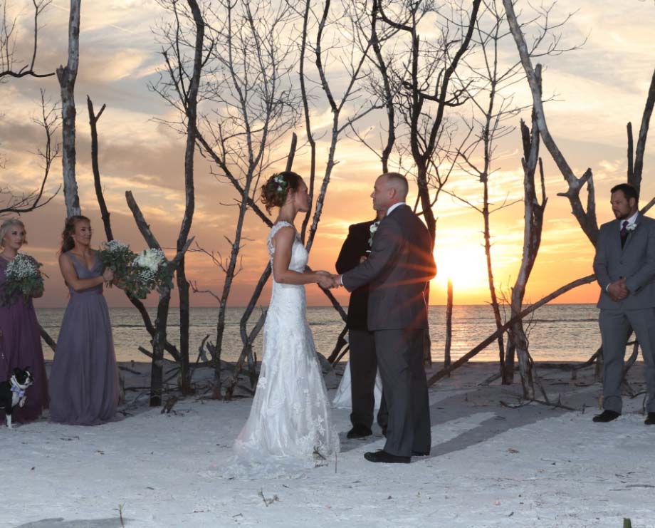Rustic Florida beach weddings