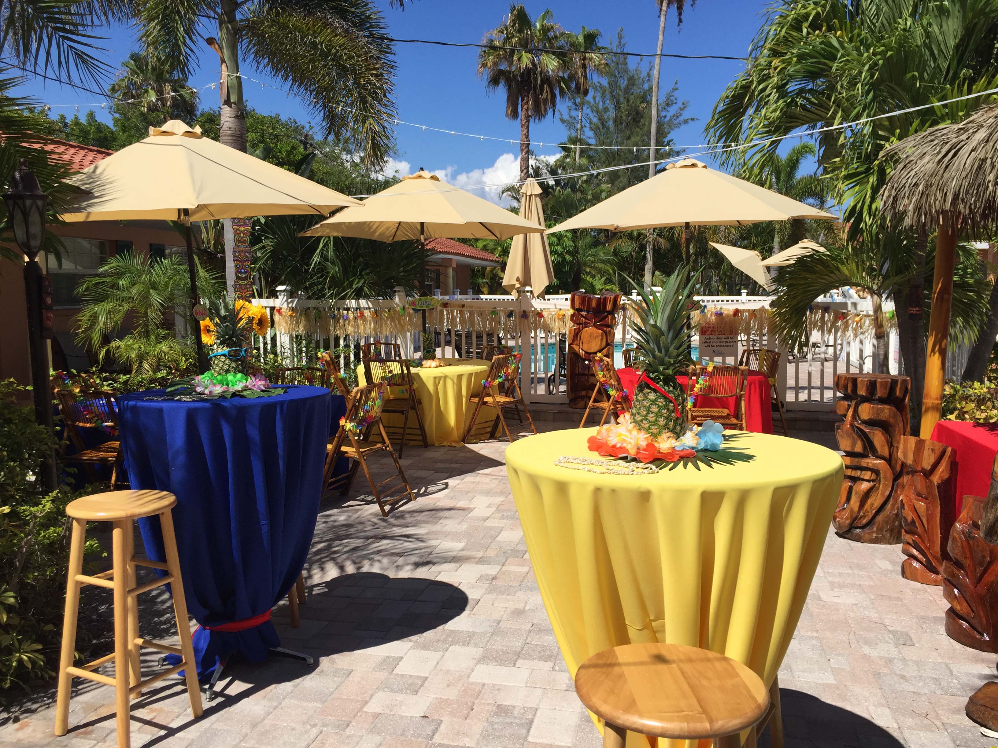 Blue Waters luau party