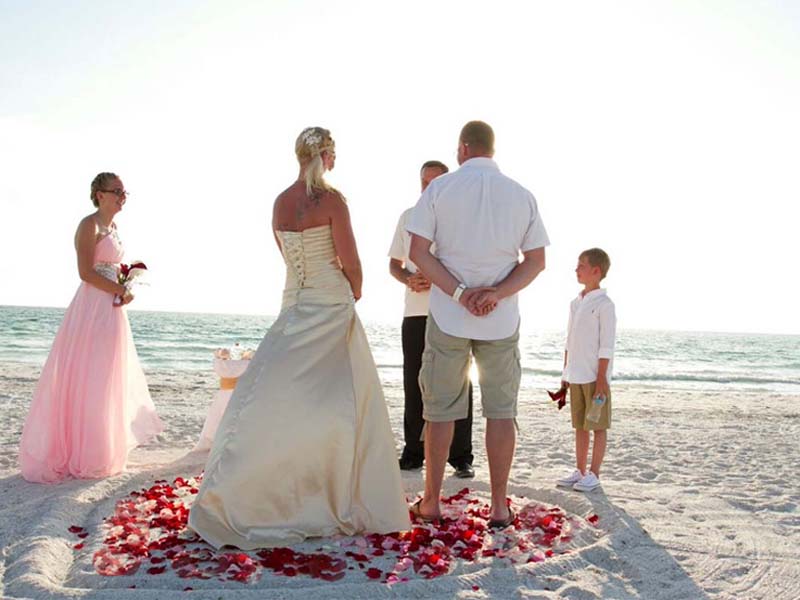Florida beach wedding packages - Gulf Beach 