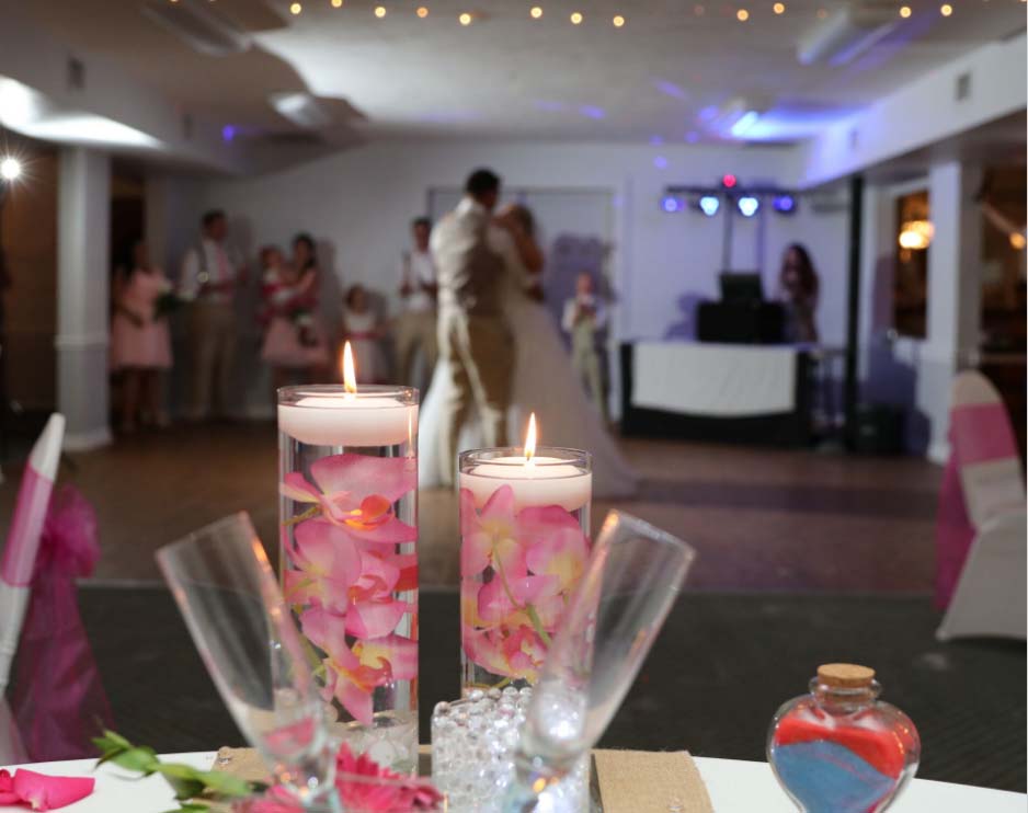 beach wedding receptions