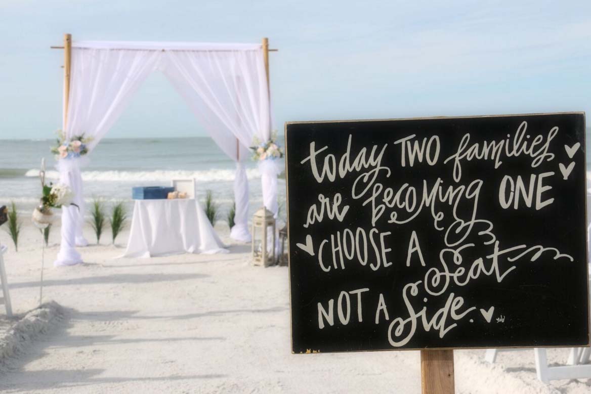 beach wedding chairs