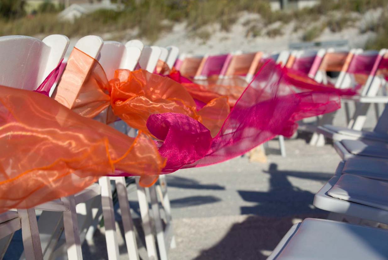 beach wedding chairs