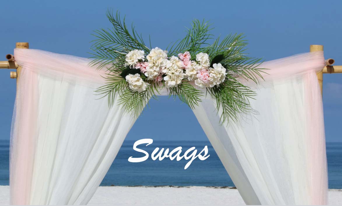 Florida beach wedding decor