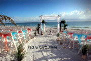 Florida beach wedding themes and colors