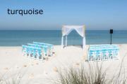 Florida beach wedding themes and colors