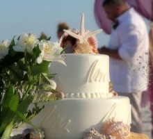 Florida beach wedding receptions on the beach