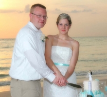 Florida beach wedding receptions on the beach