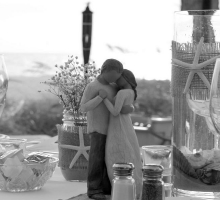 Florida beach wedding receptions on the beach